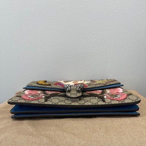 Gucci Dionysus Medium Embroidered & Applique GG Canvas Shoulder Bag - Preowned - Picture 12 of 16